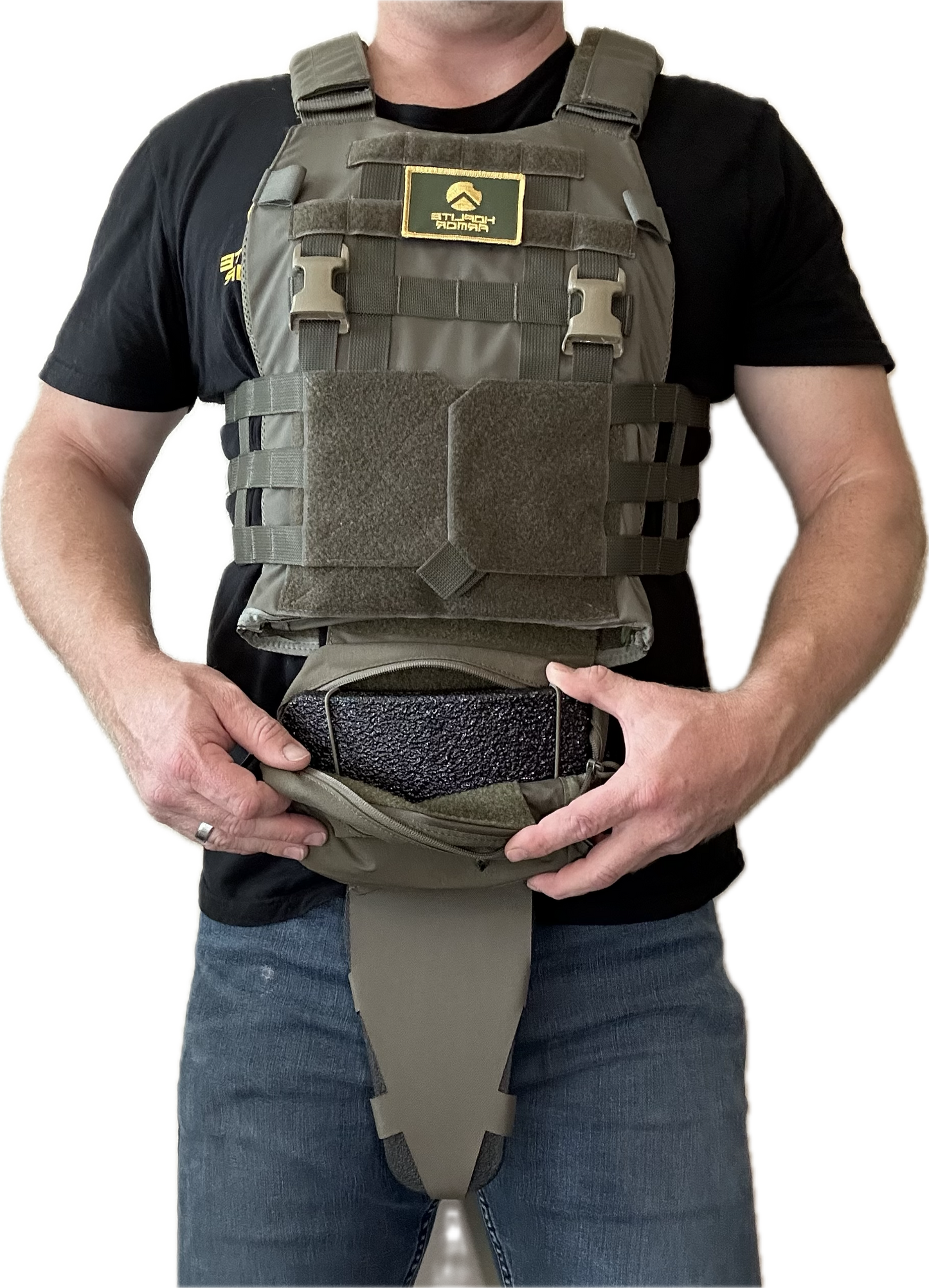 Hoplite Dangler Body Armor Plate & Carrier Combo- Level III+ - ArmorLite USA