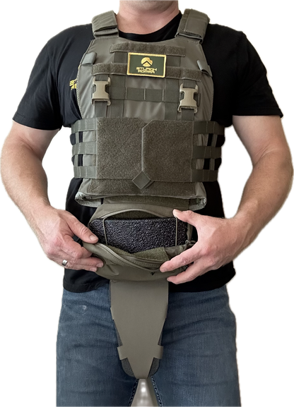 Hoplite Dangler Body Armor Plate & Carrier Combo- Level III+ - ArmorLite USA